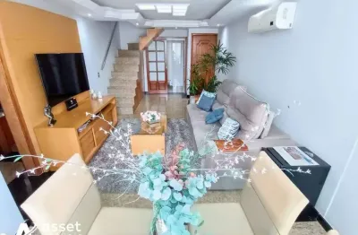 Asset imóveis vende cobertura triplex com 3 quartos (1suíte), 230m², por r$ 2.300.000 - icaraí - niterói/rj
