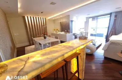 Asset imóveis vende apartamento alto padrão com varanda e 3 quartos (2suítes), 155m², por r$ 2.500.000 - icaraí - niterói/rj