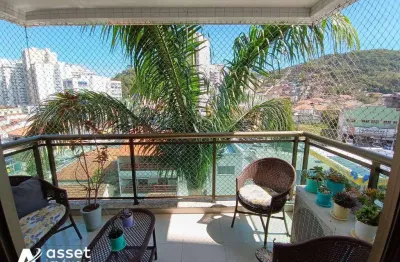 Asset imóveis vende apartamento com varanda e 2 quartos (1suíte), 90m², por r$ 750.000 - icaraí - niterói/rj