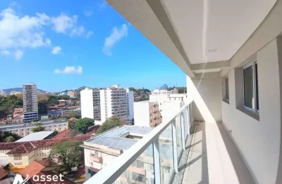 Asset imóveis vende apartamento com varanda e 2 quartos (1suíte), 73m², por r$ 680.000 - centro - niterói/rj