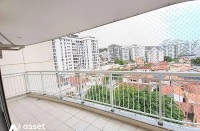 Asset imóveis vende apartamento com varanda e 2 quartos (1suíte), 90m², por r$ 580.000 - santa rosa - niterói/rj