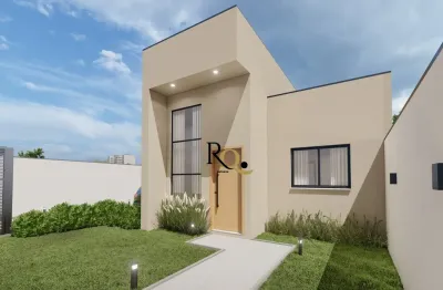 Casa nova á venda bairro cajuru sendo 2 dormitórios pé direito elevado