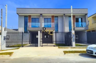 Sobrado novo  03 quartos e uma varanda com excelente espaço de terreno bairro cajuru