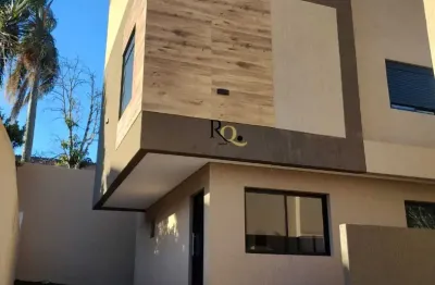 Sobrado novo tríplex em condomínio 3 quartos 1 suíte e terraço gourmet