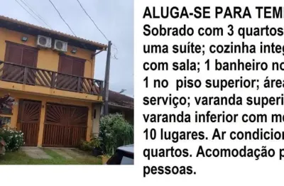 Sobrado para venda em caraguatatuba, capricórnio, 3 dormitórios, 1 suíte, 2 banheiros, 1 vaga