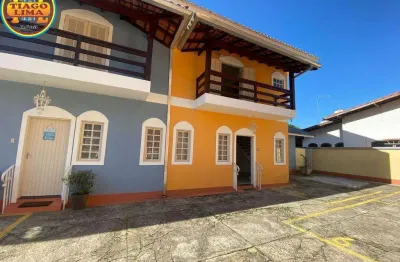 Sobrado em condomínio para venda em caraguatatuba, capricórnio, 3 dormitórios, 1 suíte, 3 banheiros, 3 vagas