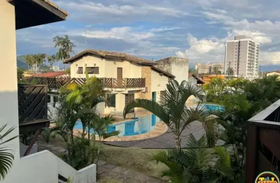 Sobrado em condomínio para venda em caraguatatuba, indaiá, 2 dormitórios, 1 banheiro, 1 vaga