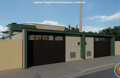 Casa para venda em caraguatatuba, balneário dos golfinhos, 3 dormitórios, 1 suíte, 2 banheiros, 2 vagas