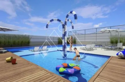Acquabrasil apartamento, 2 dormitórios (1 suíte), 1 vaga, 54m² área útil , novo!