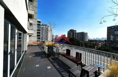 Apartamento com 1 dormitório para alugar, 22 m² por r$ 3.850,00/mês - moema - são paulo/sp