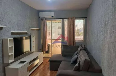 Apartamento mobiliado com 1 dormitório para alugar, 40 m² por r$ 2.610/mês - belenzinho - são paulo/sp