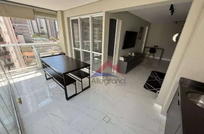 Apartamento com 1 dormitório para alugar, 53 m² por r$ 5.915/mês - vila regente feijó - são paulo/sp