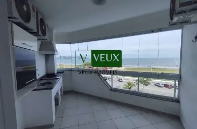 Excelente apto para locação frente mar  aruan, caraguatatuba possui 3 dormitórios