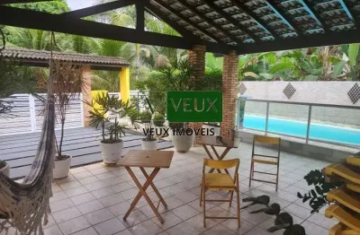 Vendo casa dos sonhos com piscina e área de lazer no condomínio mar verde, próximo à praia da mococa