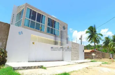 Casa com 4 dormitórios, 260 m² - venda por r$ 685.000,00 ou aluguel por r$ 4.630,91/mês - ipioca - maceió/al