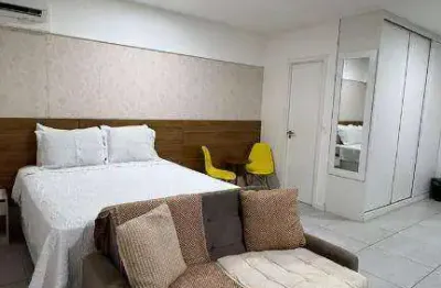 Apartamento com 1 dormitório à venda, 37 m² por r$ 580.000,00 - ponta verde - maceió/al