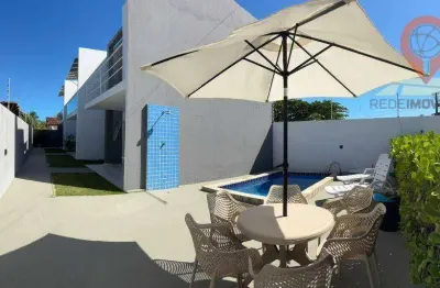 Casa com 2 dormitórios à venda, 82 m² por r$ 350.000,00 - brejo - barra de são miguel/al