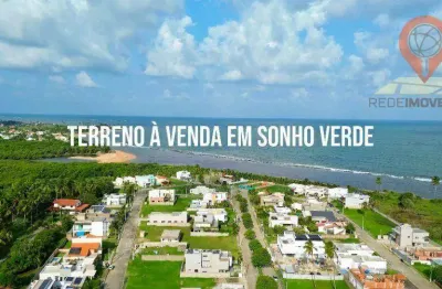Terreno à venda, 525 m² por r$ 990.000,00 - corais do sonho verde - paripueira/al