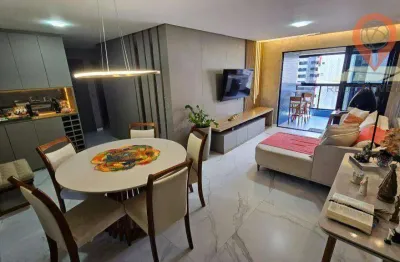 Apartamento com 3 dormitórios à venda, 107 m² por r$ 1.600.000,00 - ponta verde - maceió/al