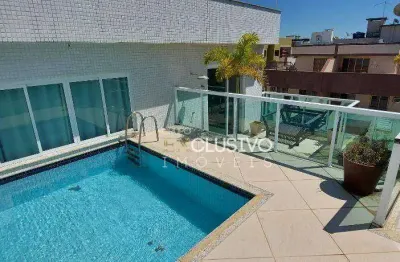 Cobertura com 4 dormitórios à venda, 330m² - braga - cabo frio/rj