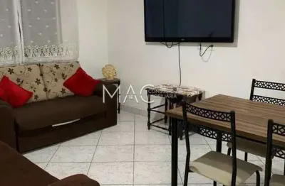 Apartamento com 1 quarto, caiçara, praia grande - r$ 300 mil, cod: 1024