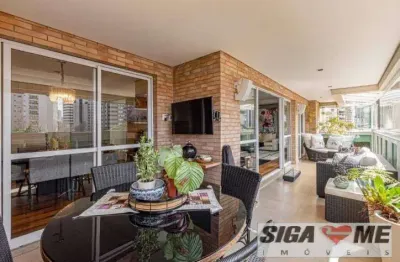 Apartamento com 4 dormitórios à venda, 245 m² por r$ 3.500.000 - cidade monções - são paulo/sp
