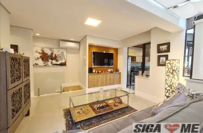 Cobertura reformada a venda 310m² - campo belo com área gourmet