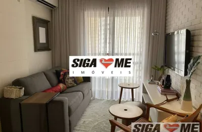 Apartamento em vila nova conceição, 54m² a.ú á venda