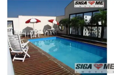 Indianopolis apt  á venda, 36 m² por 379.000 á venda e 4.400 locação