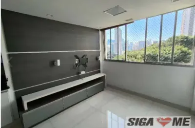 Brooklin venda apto mobiliado 2 dorms sem vaga 60m2 a.ú $720.000,00