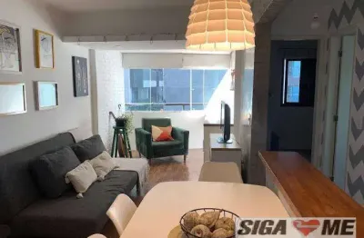 Indianópolis venda 2 dorm 1ste sala ampla home office 2vgs 55m2 $925.000,00