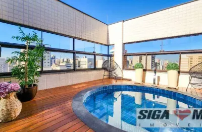 Pompéia venda cobertura duplex 4suítes cozinha gourm 4vgs 216m2 $2.980.000