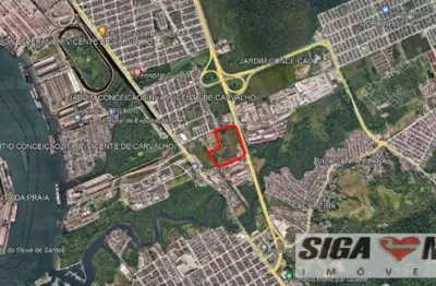 Terreno a venda com 93.003m² no guarujá - proximo ao porto de santos