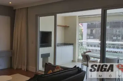 Perdizes locação 3suítes closet ar condicionado mobiliado 3vgs 135m2$14.000