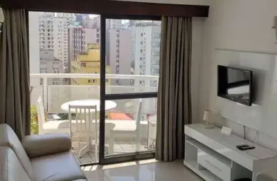 Indianópolis venda 1 suíte ar condicionado varanda 1vg 34m2 $470.000,00