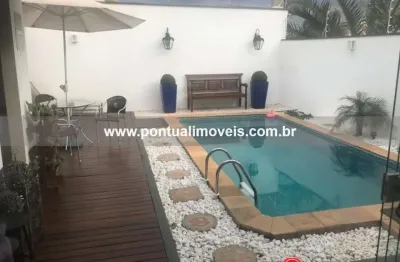 Casa à venda marília parque esmeraldas ii | casa com piscina 3 suítes closet permuta | pontual imóveis marília - sua imobiliária em marília
