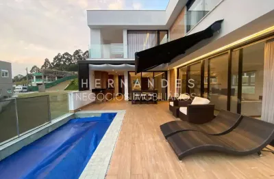 Casa de luxo disponível para venda e locação em alphaville, com um lindo por do sol.