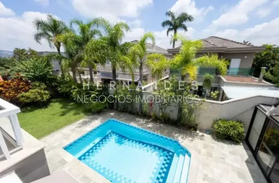 Luxuosa mansão em alphaville: 4 quartos, 4 suítes, 3 salas, 7 banheiros, 3 vagas, 404m² - santana de parnaíba-sp.