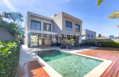 Luxuosa casa em condomínio no alphaville residencial dois, barueri-sp: 3 quartos, 3 suítes, 1 sala, 6 banheiros, 6 vagas, 450m².