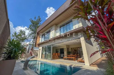 Espetacular casa em condomínio à venda em alphaville - porteira fechada mobiliada!