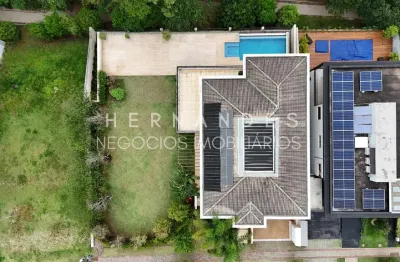 Itahyê - maravilhosa casa em 2 lotes, com vista permanente para a mata nativa em alphaville - sp