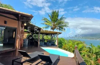 Casa de luxo em ilhabela com vista panorâmica do mar