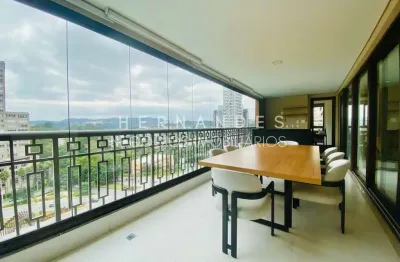 Atria alphaville - apartamento com 228m² sendo 3 suítes e 4 vagas + um deposito