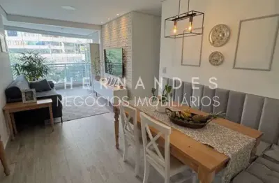 Apartamento à venda em barueri-sp, empresarial 18 do forte: 2 quartos, 1 suíte, 2 salas, 2 banheiros, 1 vaga, 70m². venha conferir!