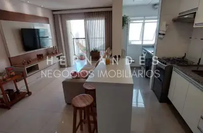 Apartamento à venda em barueri-sp no jardim tupanci: 2 quartos, 1 suite, 2 salas, 2 banheiros, 1 vaga de garagem.