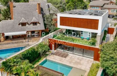 Imperdível casa de luxo em alphaville-sp: 4 suítes, piscina aquecida, automação e design exclusivo!