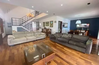Casa de luxo em condomínio no alphaville, santana de parnaíba-sp 4 vagas, 450m²