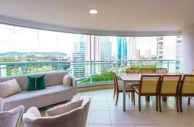 Venda exclusiva: apartamento de luxo em alphaville empresarial, 258 m².