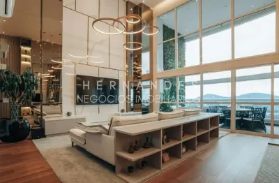 Apartamento de luxo no green valley alphaville - 4 suítes, mobiliado, vista para o lago e 4 vagas de garagem!