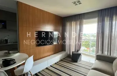 Apartamento para locação condomínio novare em alphaville 18 do forte mobiliado